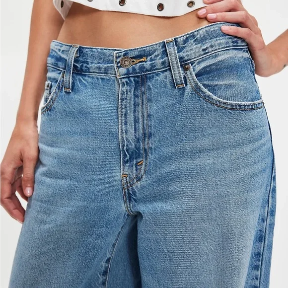 Levi's Women's Sky Blue Straight Leg Jeans - Picture 2 of 6